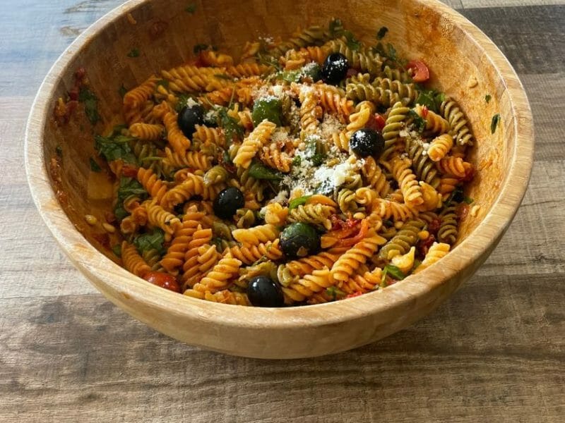 Cliquez pour zoomer ! Salade de pâtes méditerranéenne Thermomix par alessiomaho