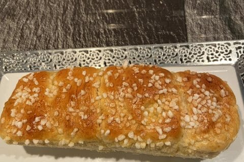 Cliquez pour zoomer ! Brioche tressée à la mie filante Thermomix par flocarjo