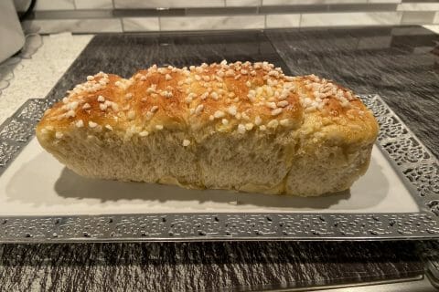 Cliquez pour zoomer ! Brioche tressée à la mie filante Thermomix par flocarjo