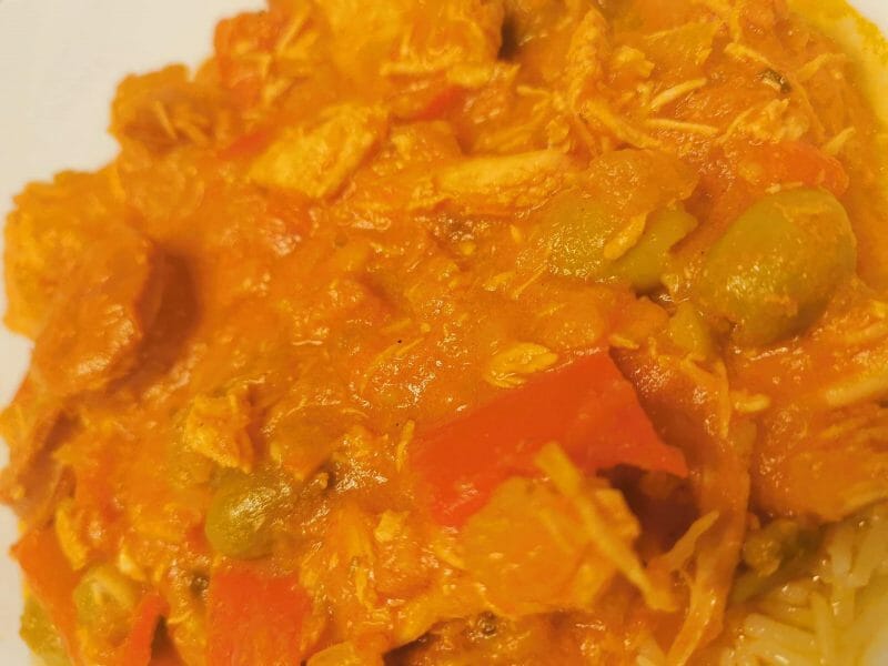 Cliquez pour zoomer ! Sauté de poulet au chorizo Thermomix par ceddu66