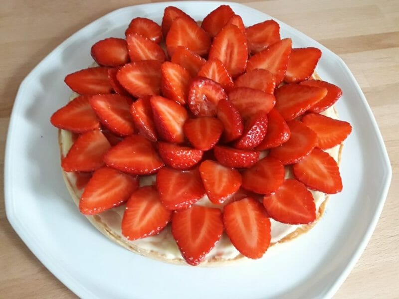 Cliquez pour zoomer ! Tarte aux fraises Thermomix par Lulutruc