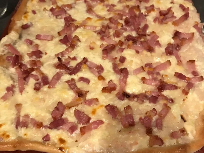 Cliquez pour zoomer ! Flammekueche traditionnelle Thermomix par sagessesidefix