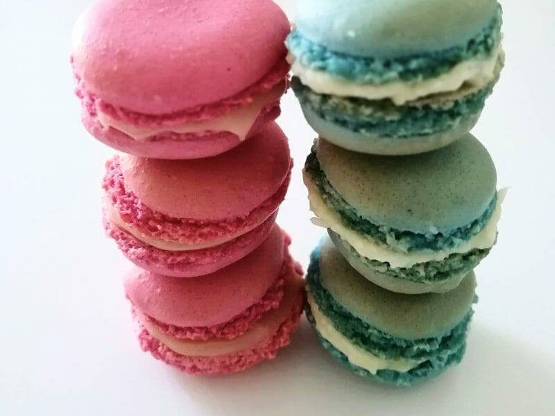 Cliquez pour zoomer ! Ganaches coco et fraise tagada pour macarons Thermomix par Virginie