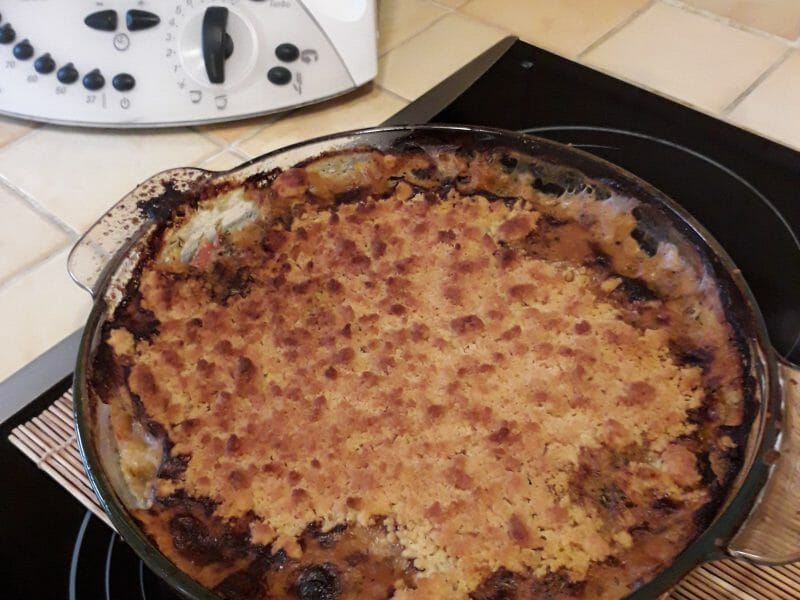 Cliquez pour zoomer ! Crumble aux légumes provençaux Thermomix par Nathy