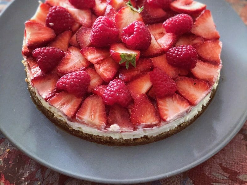 Cliquez pour zoomer ! Tarte aux fraises sans cuisson Thermomix par mathou0704