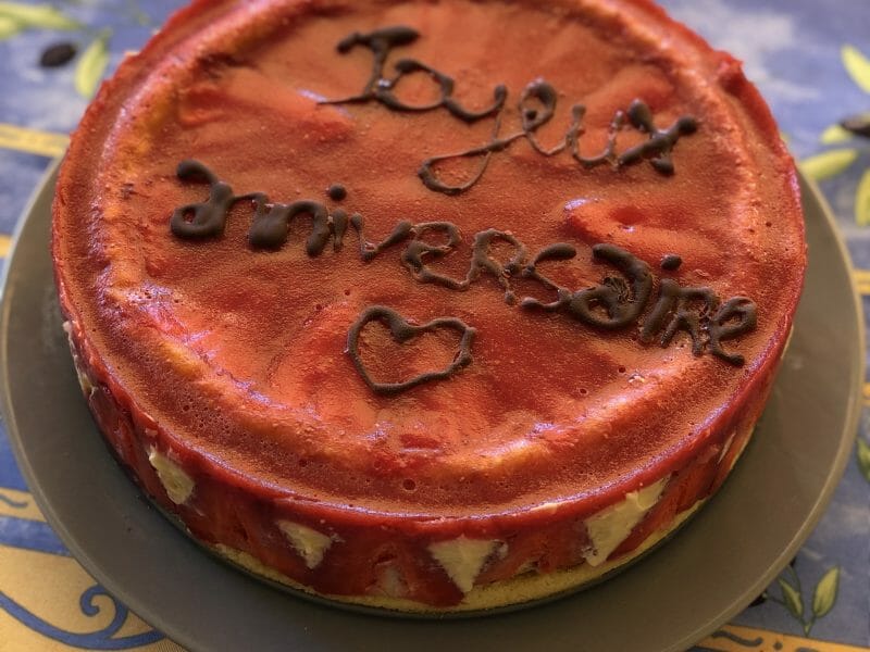 Cliquez pour zoomer ! Fraisier Thermomix par mathou0704