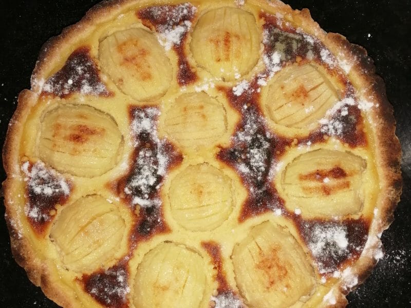 Cliquez pour zoomer ! Tarte normande aux pommes Thermomix par johanna_huaume