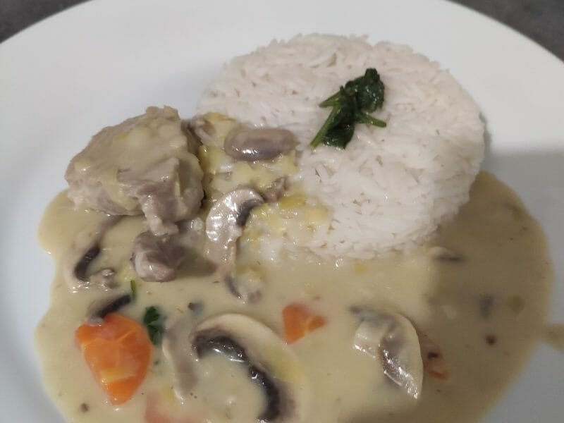 Cliquez pour zoomer ! Filet mignon façon blanquette Thermomix par lily6784