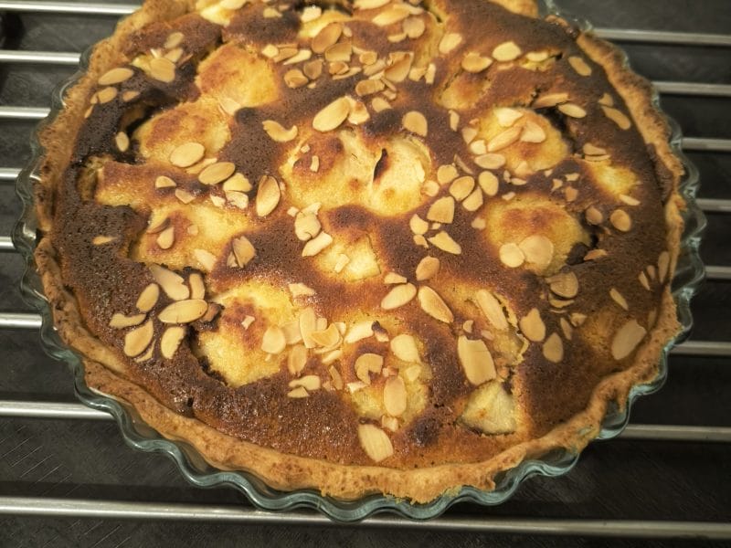 Cliquez pour zoomer ! Tarte aux poires sur lit de chocolat Thermomix par Marion21