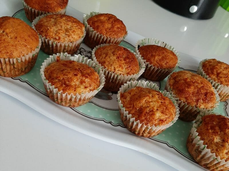 Cliquez pour zoomer ! Muffins à la banane Thermomix par Emmaluna