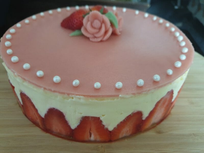 Cliquez pour zoomer ! Fraisier Thermomix par sabrina140721