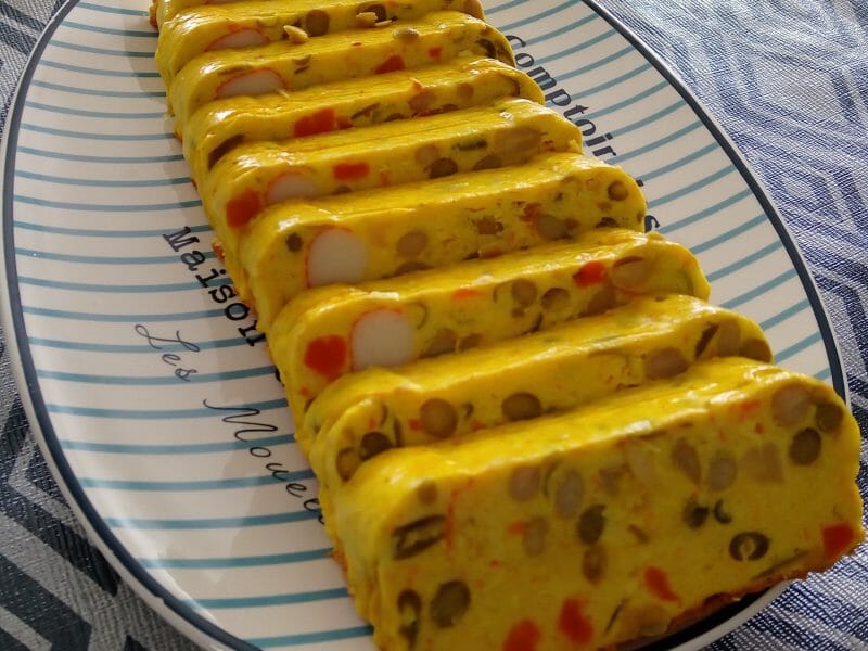 Cliquez pour zoomer ! Terrine de macédoine et surimi Thermomix par jesscyrilnat
