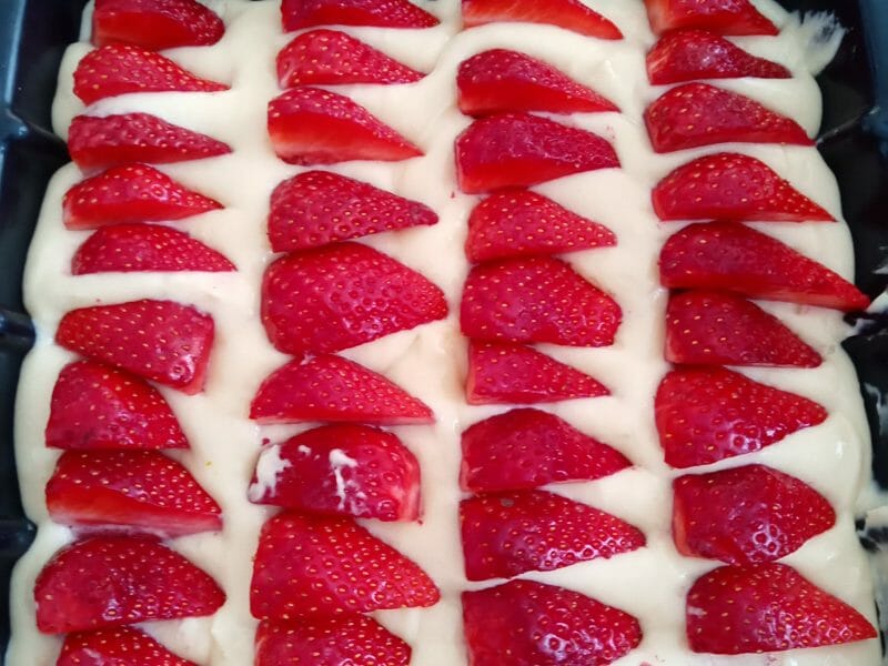 Cliquez pour zoomer ! Gâteau aux fraises Thermomix par jesscyrilnat