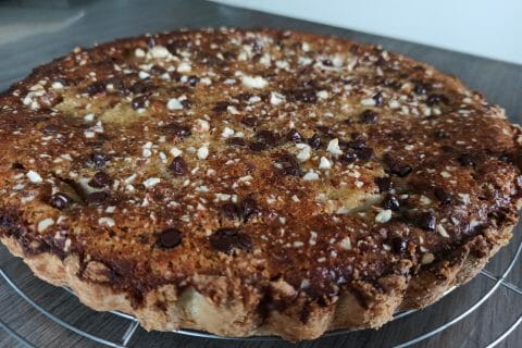 Cliquez pour zoomer ! Tarte aux poires sur lit de chocolat Thermomix par julie_206