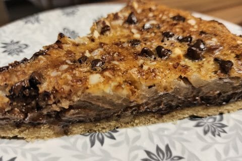 Cliquez pour zoomer ! Tarte aux poires sur lit de chocolat Thermomix par julie_206