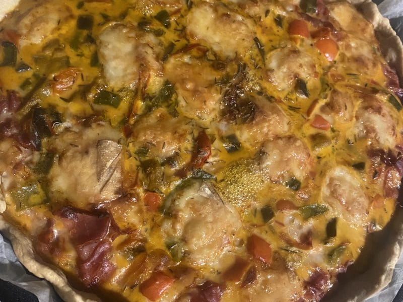 Cliquez pour zoomer ! Tarte salée aux légumes d’été Thermomix par marina_51