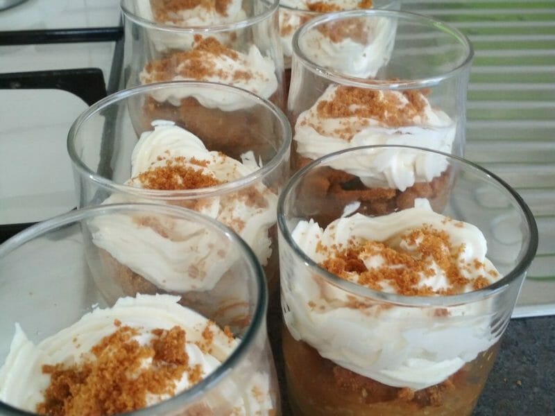 Cliquez pour zoomer ! Verrines pommes caramel et spéculoos Thermomix par marina_51