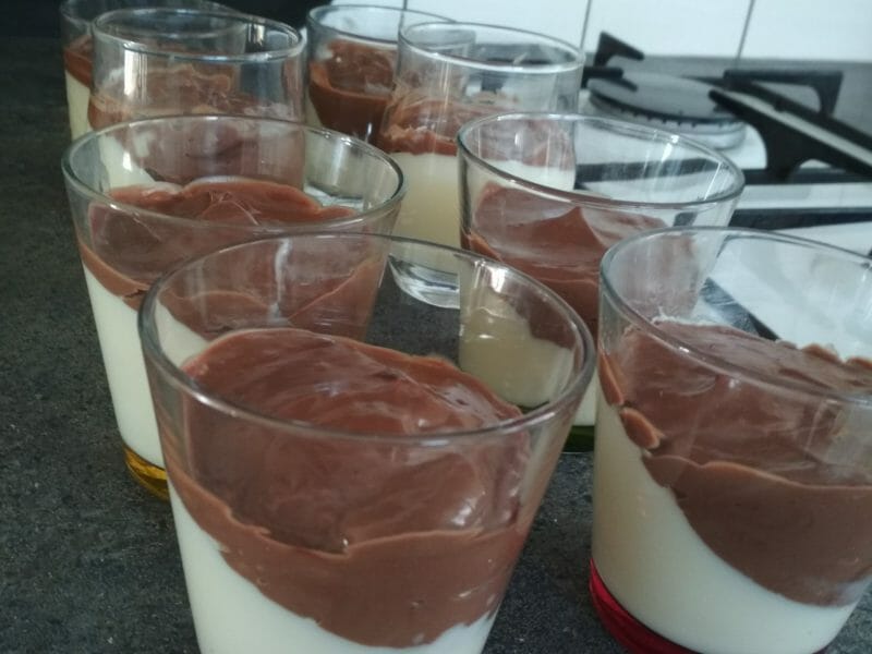 Cliquez pour zoomer ! Crème dessert au deux saveurs Thermomix par marina_51