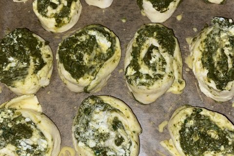Cliquez pour zoomer ! Spirales feuilletées épinards et feta Thermomix par missmimi67