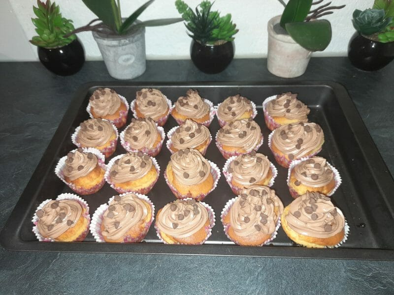Cliquez pour zoomer ! Cupcakes au nutella Thermomix par linda13maroc