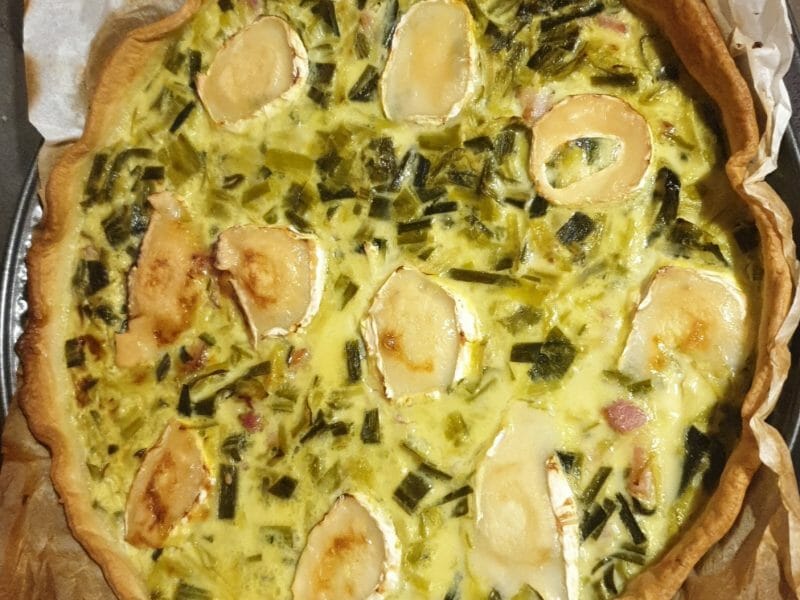 Cliquez pour zoomer ! Tarte aux poireaux Thermomix par cendrine07