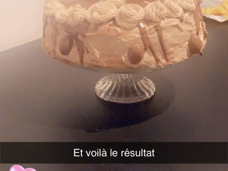 Cliquez pour zoomer ! Layer cake Kinder Bueno Thermomix par HH2019