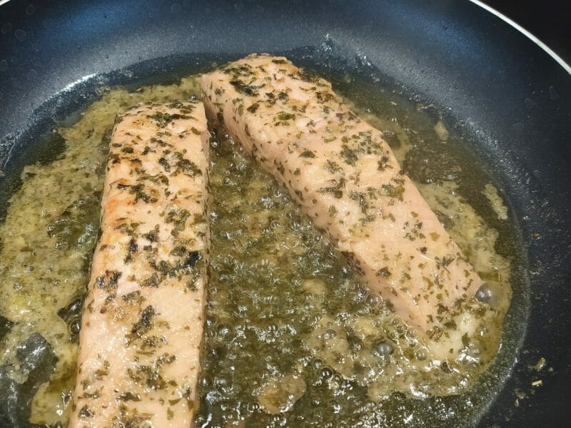 Cliquez pour zoomer ! Saumon au citron et à l’ail Thermomix par cinedy