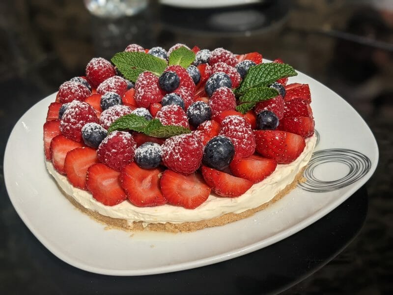 Cliquez pour zoomer ! Tarte aux fraises sans cuisson Thermomix par clara_19