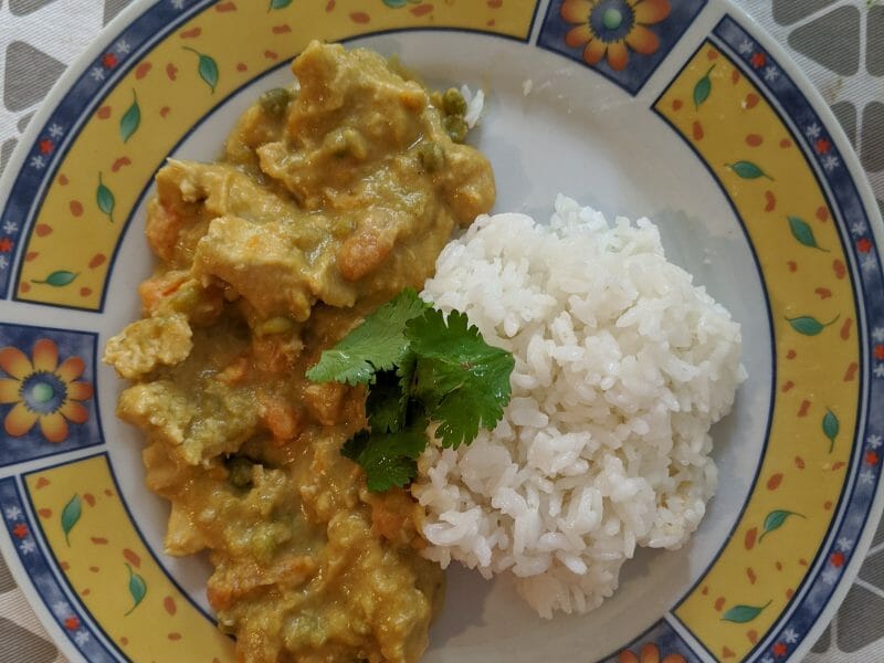 Cliquez pour zoomer ! Curry de poulet aux patates douces Thermomix par juliette1226