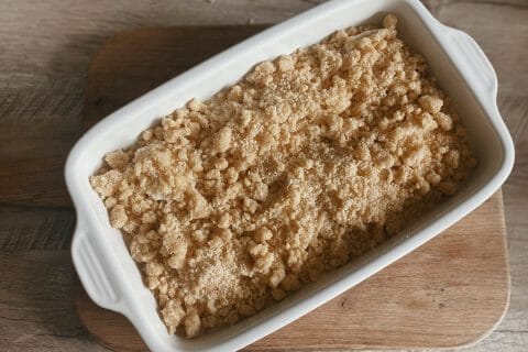 Cliquez pour zoomer ! Crumble courgettes, chèvre et lardons Thermomix par M.hlbey