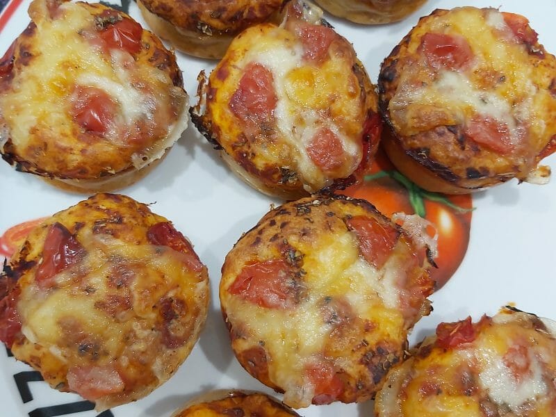 Cliquez pour zoomer ! Muffins salés façon pizza Thermomix par lilipink1