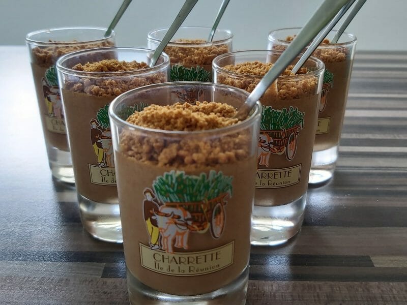 Cliquez pour zoomer ! Mousse chocolat et spéculoos Thermomix par lilipink1