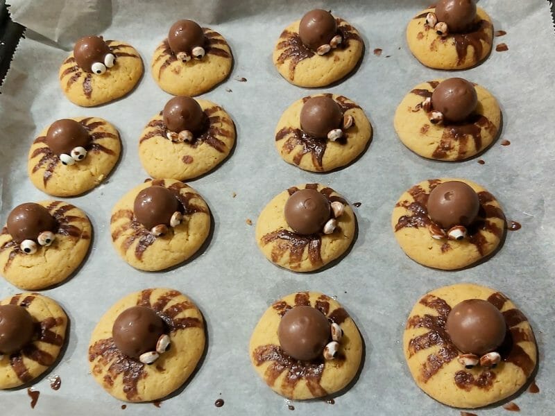 Cliquez pour zoomer ! Spider cookies (cookies araignées) Thermomix par lilipink1
