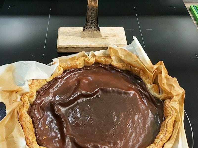 Cliquez pour zoomer ! Flan pâtissier au chocolat Thermomix par lilipink1