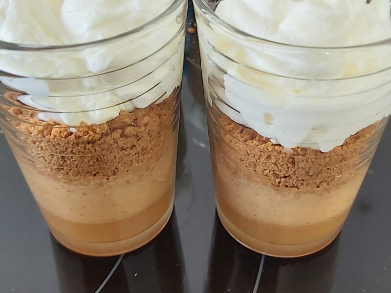 Cliquez pour zoomer ! Verrines pommes caramel et spéculoos Thermomix par lilipink1