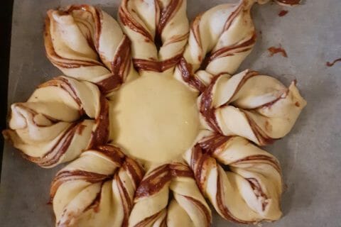Cliquez pour zoomer ! Brioche étoilée au Nutella Thermomix par noleane