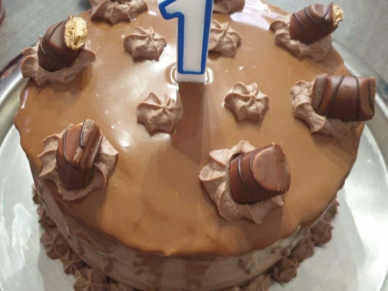 Cliquez pour zoomer ! Layer cake Kinder Bueno Thermomix par vivi_9