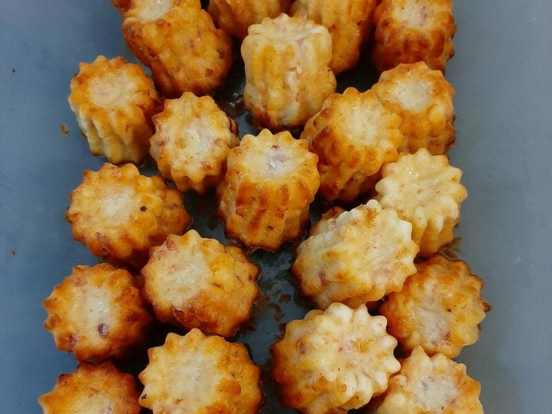 Cliquez pour zoomer ! Mini cannelés chorizo comté Thermomix par maria86