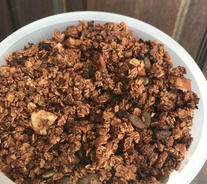 Cliquez pour zoomer ! Granola au chocolat Thermomix par Celu