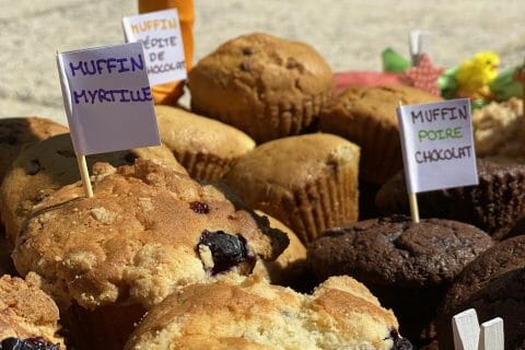 Cliquez pour zoomer ! Muffins aux myrtilles Thermomix par malaroboty