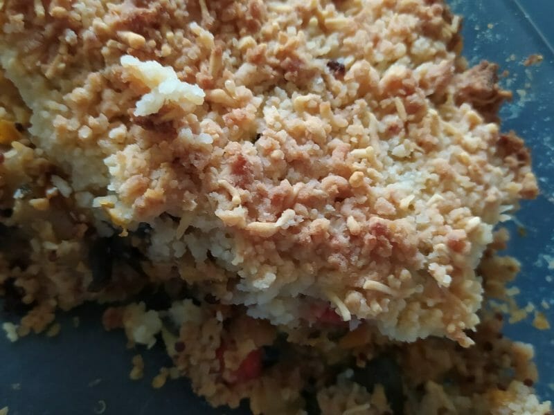 Cliquez pour zoomer ! Crumble aux légumes provençaux Thermomix par celinepoupy