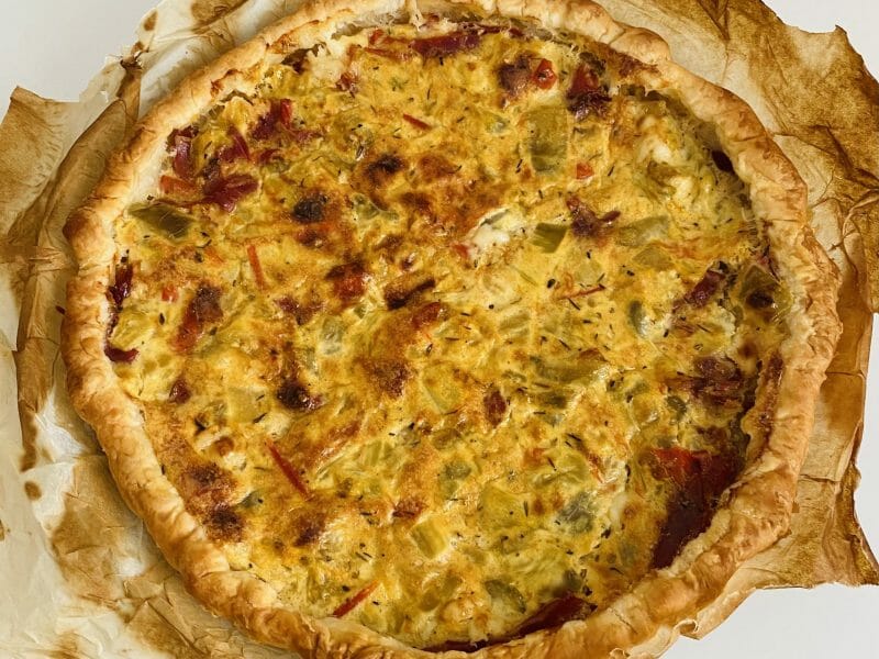 Cliquez pour zoomer ! Tarte salée aux légumes d’été Thermomix par Carikill