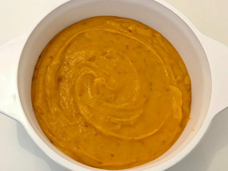 Cliquez pour zoomer ! Purée de potimarron au chorizo Thermomix par Carikill