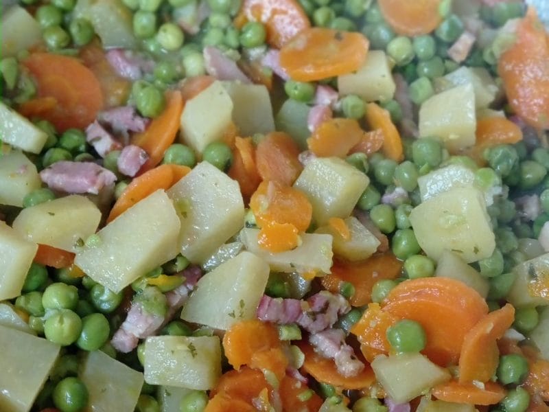 Cliquez pour zoomer ! Jardinière de légumes aux lardons Thermomix par nesfirette