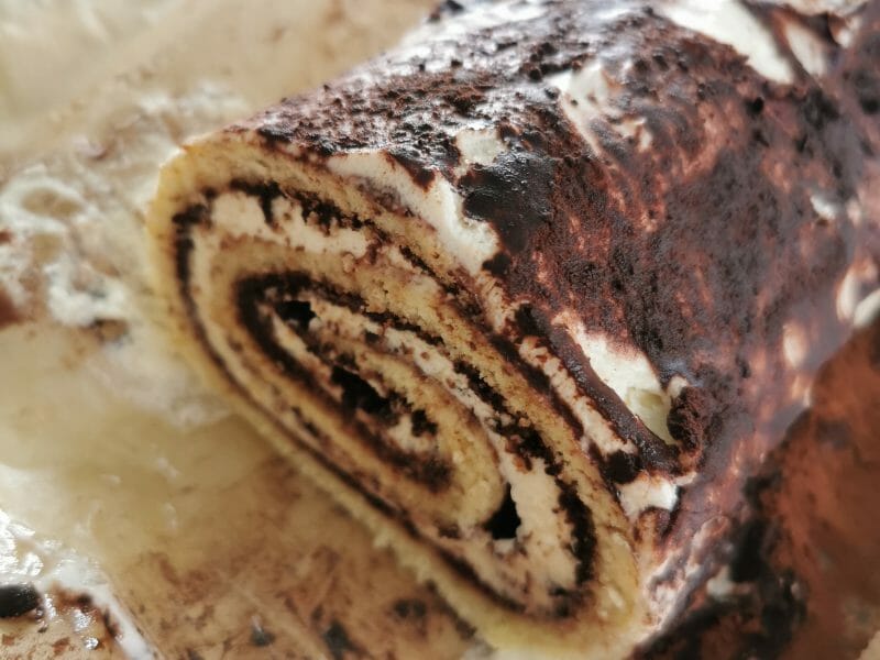 Cliquez pour zoomer ! Bûche Tiramisu Thermomix par anais_127