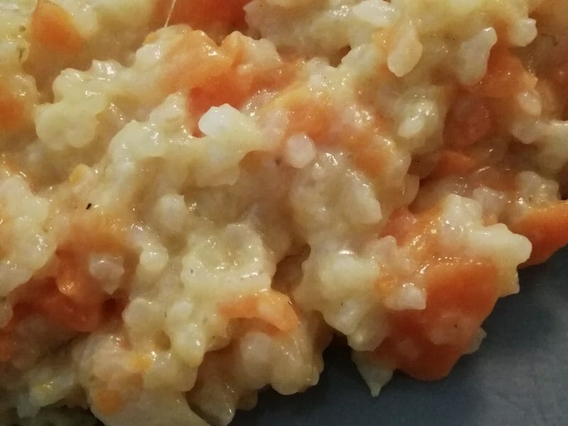 Cliquez pour zoomer ! Risotto aux carottes et parmesan Thermomix par emmie63