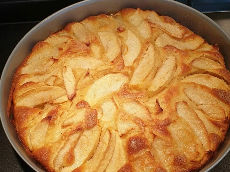 Cliquez pour zoomer ! Gâteau aux pommes et mascarpone Thermomix par coralie_76