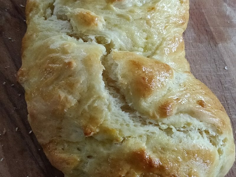 Cliquez pour zoomer ! Brioche tressée à la mie filante Thermomix par marion76480