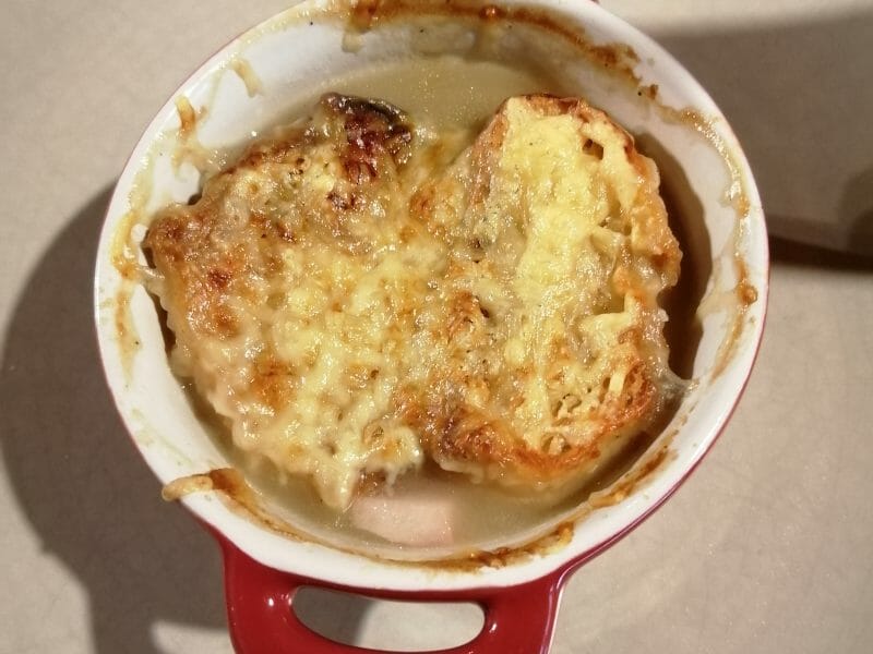 Cliquez pour zoomer ! Gratinée à l’oignon Thermomix par cocomaff