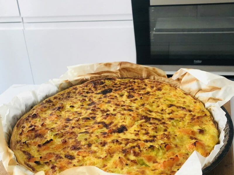 Cliquez pour zoomer ! Tarte courgettes et carottes Thermomix par sabrina_99